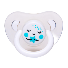 Соска-пустышка ортодонтическая LUBBY латекс, от 0 мес.
