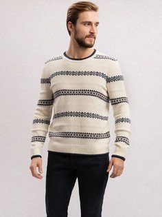 Джемпер мужской baon B6322534 белый 3XL