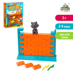 Подарки Настольная игра "Спаси кота" (развивает ловкость)