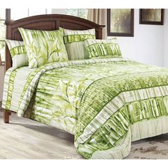 Простыня 200х200 на резинке бязь Бамбук (борт 20 см) Ивановотекстиль