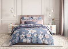 Постельное белье из поплина, Guten Morgen "Milagro, 1002"; Евро наволочки 70 х 70 (размер)