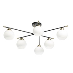 Светильник потолочный люстра лофт MW-Light 605017406 Гамбург 6*40W E27 220 V