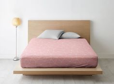 Простыня обычная "Ночь Нежна" из поплина "Грань коралловый основной"; 1.5 (размер)