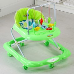 Ходунки «BUGGY», зеленый, 6 колес, муз., свет Alis