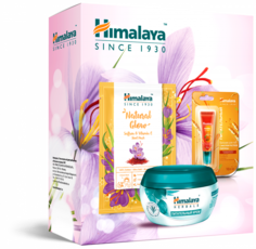 Набор Himalaya №3 Тканевая маска 30 мл, бальзам для губ 10 г и питательный крем 50 мл