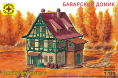 Сборная модель Моделист Миниатюра Баварский домик, 1/120 412001