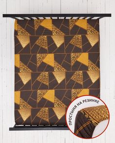 Простыня на резинке, бязь "Всё себе" "Черта"; 90 х 200 (размер)