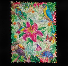 Puzzloman Деревянный пазл Тропический цветок Puzzloman Tropical Flower 180 элементов