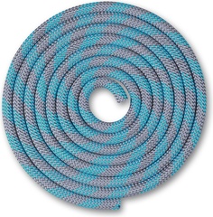Скакалка гимнастическая INDIGO SM-360 300 см blue/gray