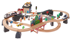 Железная дорога "Путешествие на море", поезд на батарейках Sima-Land