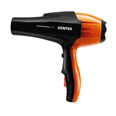 Фен CENTEK CT-2226 2400 Вт черный, оранжевый