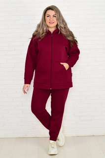 Костюм женский Новое кимоно 5-313 бордовый 52 RU