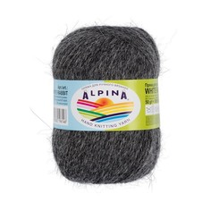 Пряжа Alpina WHITE RABBIT 10 шт. в упак. цвет №203 т.серый меланж Alpina-WHITE RAB