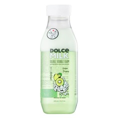 Пена для ванны DOLCE MILK двухфазная Грин Дрим яблоко и киви 400 мл