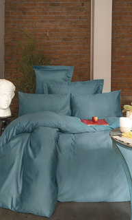 Постельное белье Issimo Home Simply Blu Mavi Satin 200 TC Евро