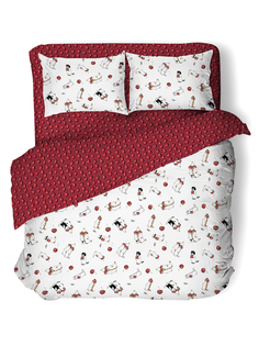 Постельное белье из поплина Uniqcute 1,5 спальное наволочки 50х70 см Макото