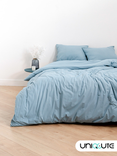Постельное белье из поплина Uniqcute Larimar 2 спальное наволочки 50х70 см