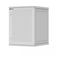 Шкаф телекоммуникационный EKF 12U (600х450) ITB12P450D дверь перф., настенный разборный