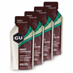 Гель энергетический GU ENERGY GEL (мята-шоколад), 32г 4шт