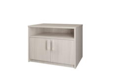 Офисная мебель для персонала Тумба под оргтехнику Арго АТ-10 Ясень Шимо 800x600x600 No Brand