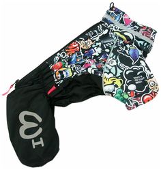 Комбинезон для собак FOR MY DOGS Street Art черный для мальчиков, FW983-2021 M (10)