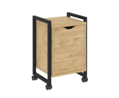 Офисная мебель персонала Тумба для документов мобильная с распашным фасадом Loft VR.L-T2.K No Brand