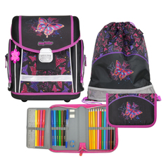 Ранец детский Mag Taller школьный Evo - Rainbow Butterfly, с наполнением