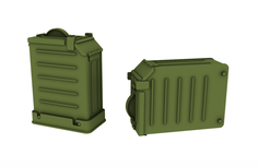 f72151 1:72 Патронные короба НСВТ quot;Утсquot; для танков Т-80. 6шт SG Modelling