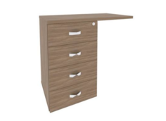 Офисная мебель персонала Тумба для документов приставная (универсальная л/пр) Onix O.TPU-4 No Brand