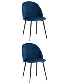 Стул Фолио велюр синий(комплект 2 шт) Stool Group