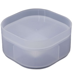 Коробка для хранения "Classic", colorless 12,3 х 12,3 х 6,2 см (4 отделения) No Brand