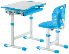 Комплект парта, стул трансформеры FunDesk Piccolino III Blue 221981
