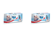 Влажные салфетки Aura Family 120 шт 2 уп