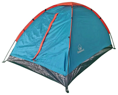 Палатка Greenwood Summer, треккинговая, 2 места, оранжевый/синий