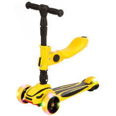 Трехколесный самокат Forest kids Twisty Yellow