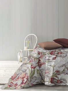Покрывало стеганое 210х220 см Mia Cara Kingdom of Peonies