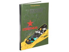 Ежедневник Collezione A5.80л. Уличный дизайн-1 (80-1637)7бц. твин лак+холодня фольга. Проф Пресс