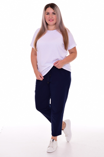 Спортивные брюки женские Новое кимоно 8-038 синие 54 RU