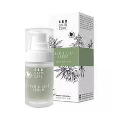 JI6230 CBD Skin Care CALM & LIFT Serum 30 ml Антистресс лифтинг-сыворотка с маслом CBD Inspira:Cosmetics