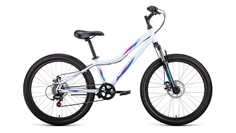 Подростковый велосипед Forward Велосипед Подростковые Iris 24 2.0 D, год 2022 , цвет Белый