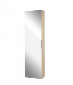 Обувница Вентал Орлеан с зеркалом Дуб санома