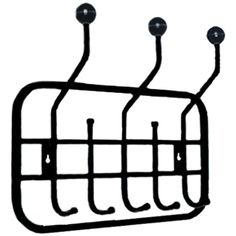 Титан ТС-1, 445х360х102, металл, черная, 8 крючков Titan