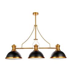 Lumina Deco Подвесная люстра Lumina Deco Ettore LDP 710-3 BK+MD No Brand
