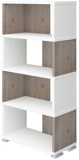 Стеллаж Мэрдэс СБ-10/4 Белый жемчуг/Нельсон Merdes