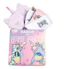 Подарочный набор Party маска для сна, носки 3 пары Kaftan