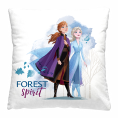 Декоративная подушка Disney "Forest Spirit" 40х40см, съемный чехол-наволочка на молнии