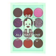 Палетка теней и глиттеров для век ISCREAM All That Shine тон 02 dance dance 60 г