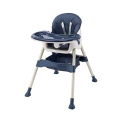 Стульчик для кормления JoySun Mia, синий, JSMILB
