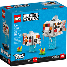 Конструктор LEGO BrickHeadz Сувенирный набор Рыбка Кои 40545, 203 детали