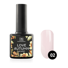 Гель-лак №02 Нежно-розовый Love autumn 10 мл, TNL